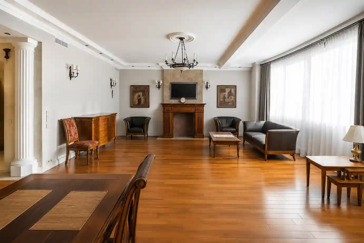 Room interior design for gatherings