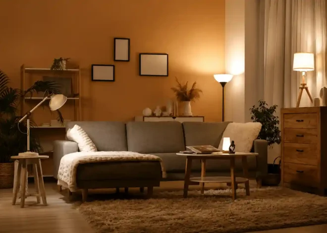 Design a modern and safe living room interior for children