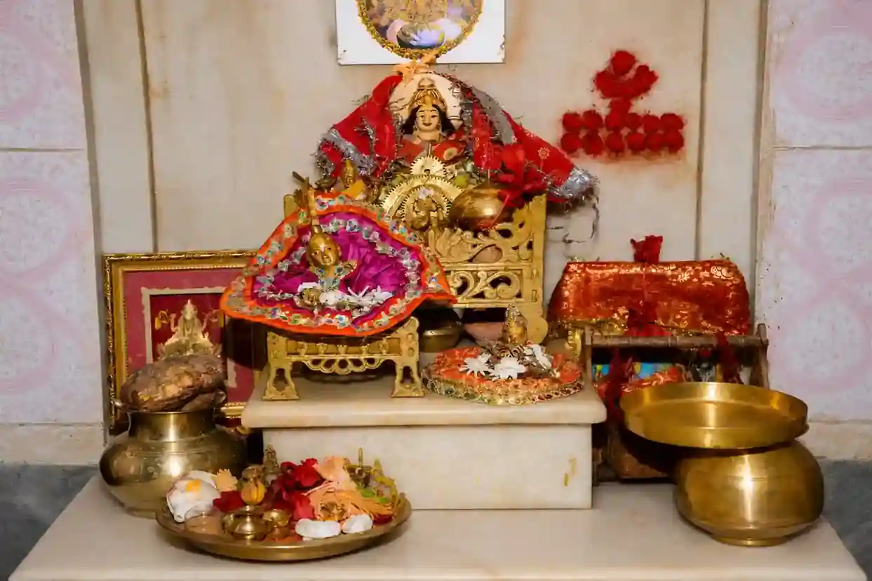 Wooden and Marble Mandir Designs for Homes