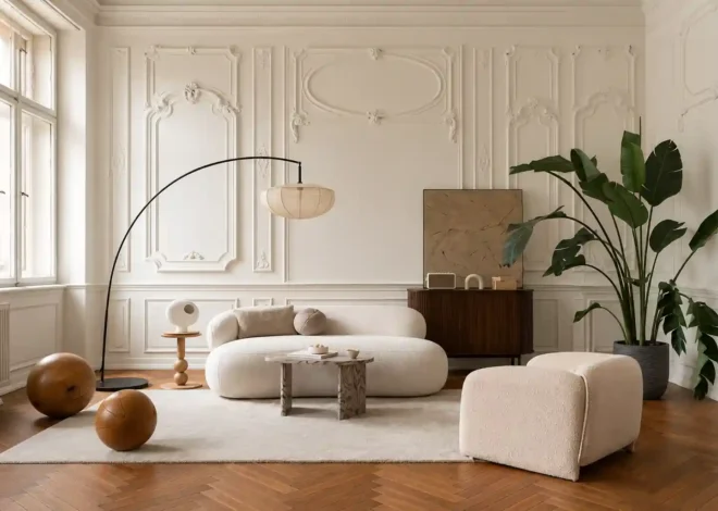 Modern living room interior design trends for 2026: blend of style and comfort