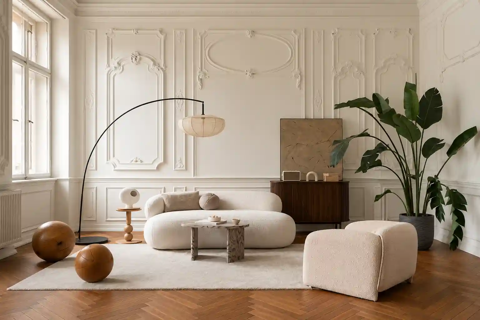 Modern living room interior design trends for 2026: blend of style and comfort
